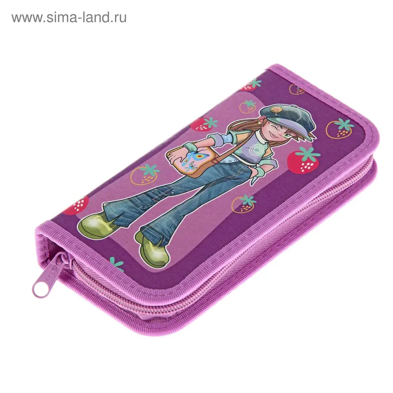Пенал 1 секция 90*190 ламинированный картон, ПК2-5 Candy