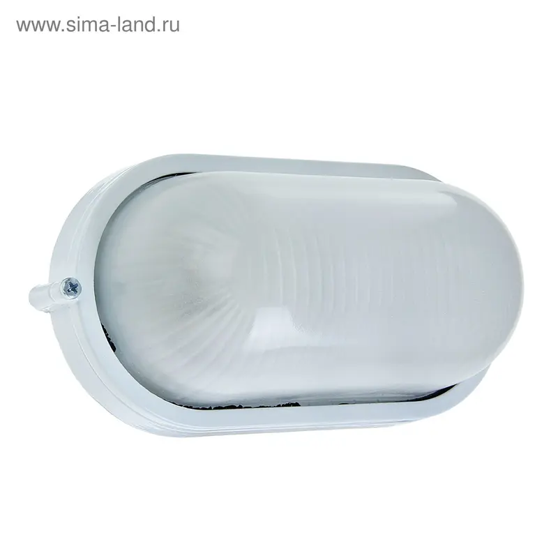 Светильник TDM НПБ1401, Е27, 60 Вт, IP54, овальный, белый