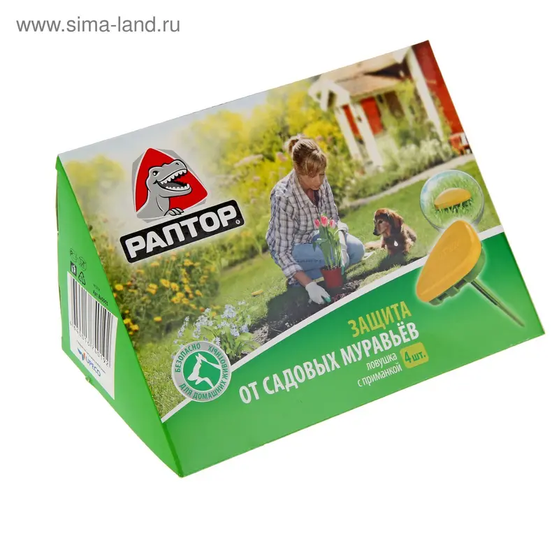 Ловушка от садовых муравьев Раптор, 4 шт