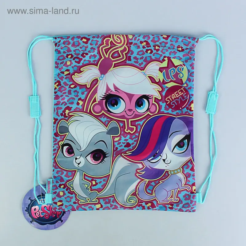Мешок для обуви 430х340 мм Littlest Pet Shop LPCB-MT1-883