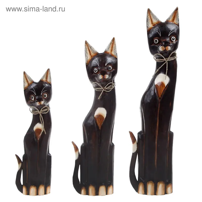 Кошки 40,50,60 см к-т из 3-х албезия