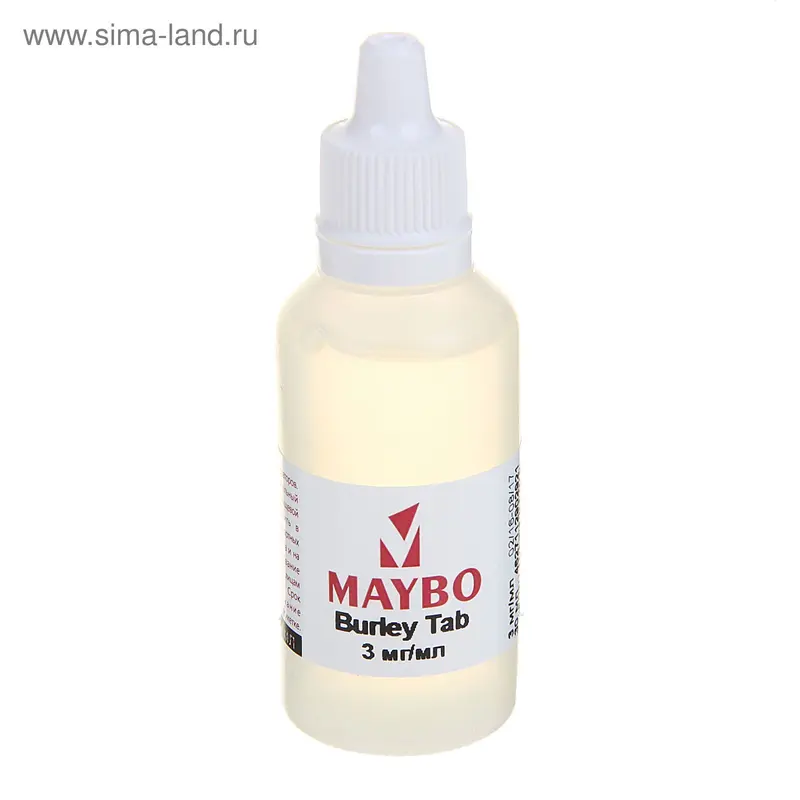 Жидкость для многоразовых ЭИ Maybo, Burley Tab, 3 мг, 30 мл