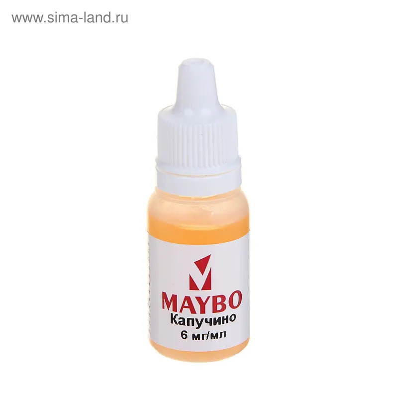 Жидкость для многоразовых ЭИ Maybo, капучино, 6 мг