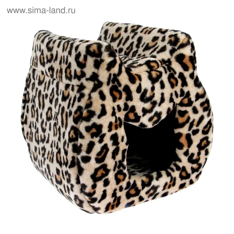Домик "Кошка", с мехом, 38 х 40 х 40 см