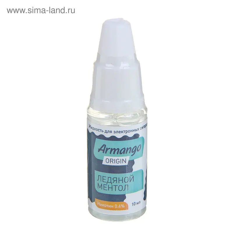 Жидкость для многоразовых ЭИ ARMANGO ORIGIN, ледяной ментол, 4 мг, 10 мл