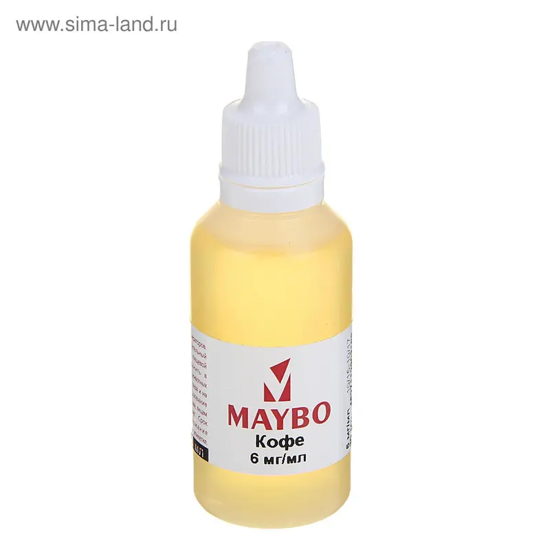 Жидкость для многоразовых ЭИ Maybo, кофе, 6 мг, 30 мл