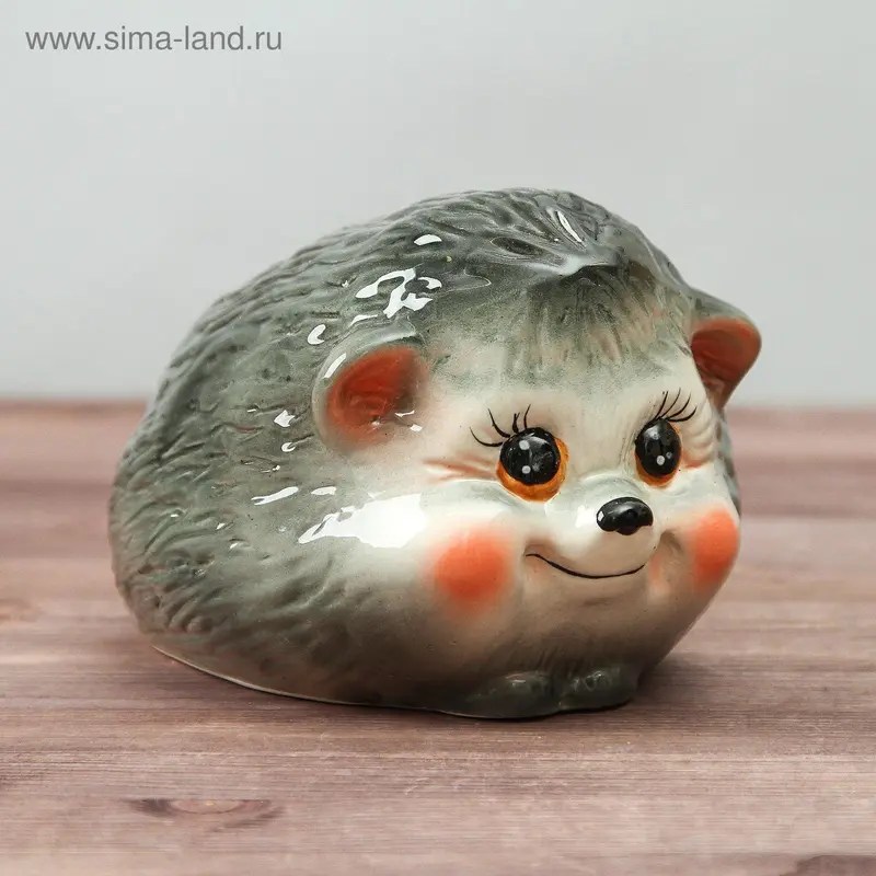 Садовая фигура "Ёжик" глянец, микс