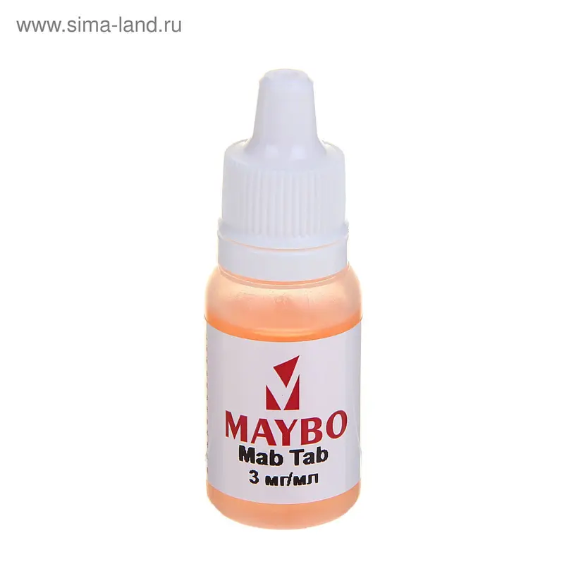 Жидкость для многоразовых ЭИ Maybo, Mab Tab, 3 мг, 10 мл