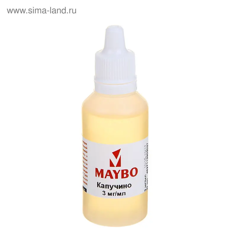 Жидкость для многоразовых ЭИ Maybo, капучино, 3 мг, 30 мл