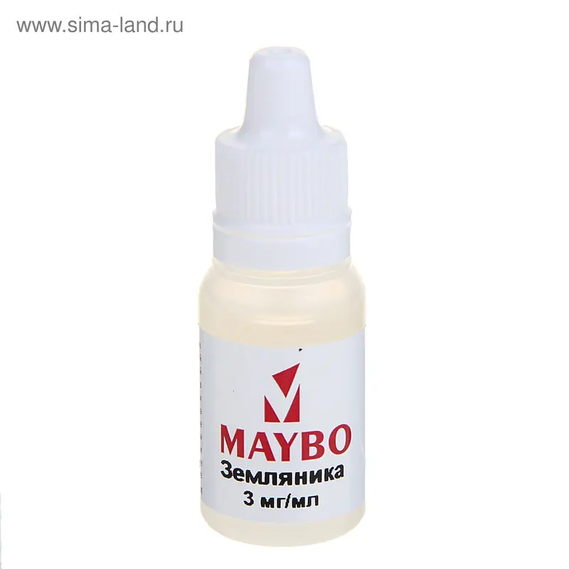 Жидкость для многоразовых ЭИ Maybo, земляника, 3 мг, 10 мл
