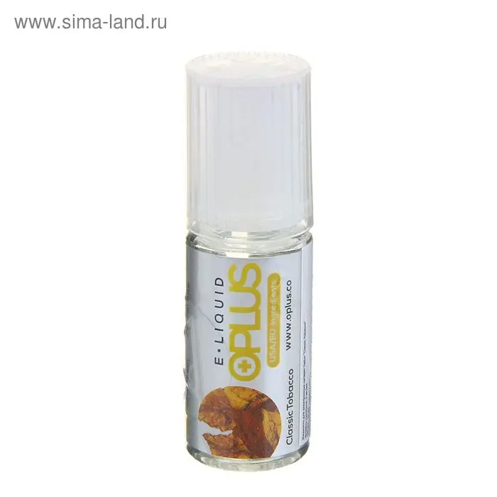 жидкость для многоразовых ЭИ OPLUS, 10 мл, Classic Tobacco, 03 мг/мл