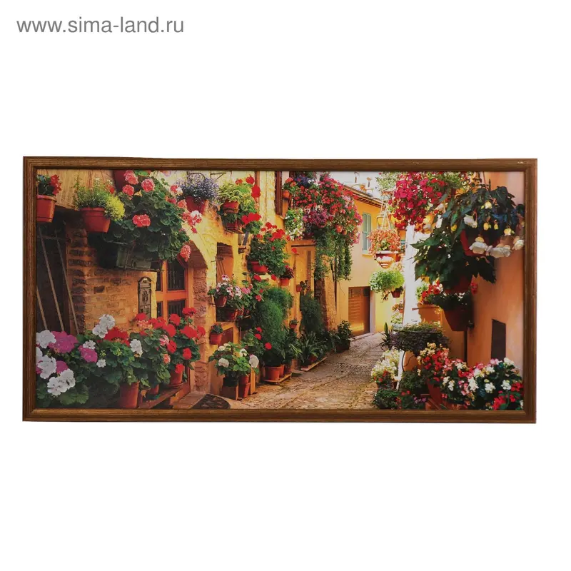 Картина Улица Парижа 966 55х105 см рамка микс