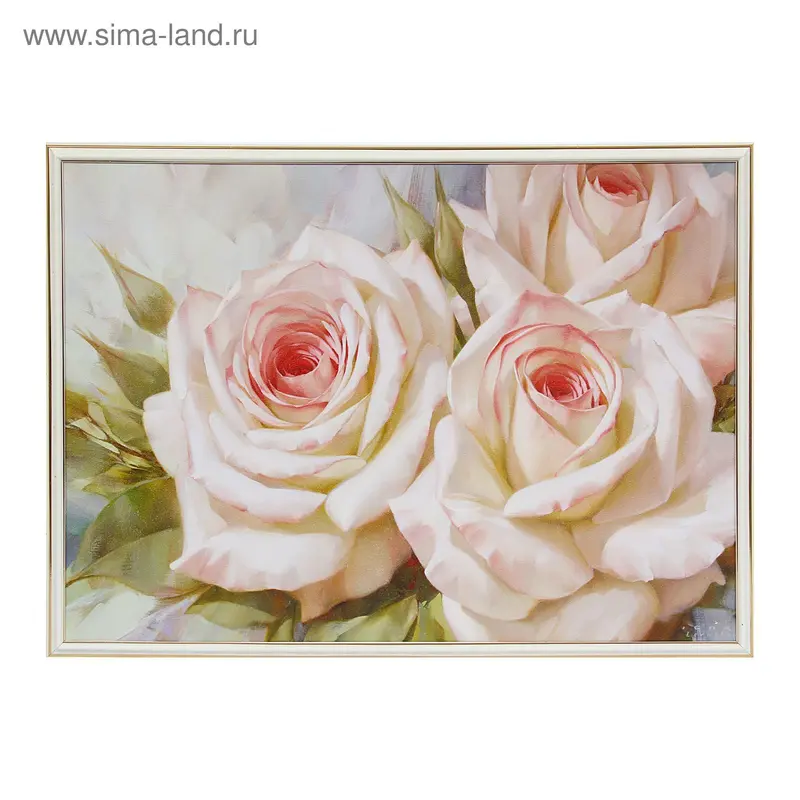 Картина "Три розы" 53*73см