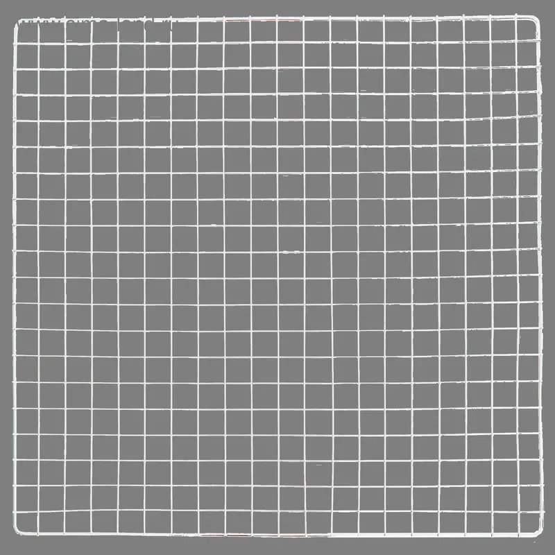 Решетка 100*100 см, пруток 0,4 и 0,9 см, ячейка 5*5 см, хром