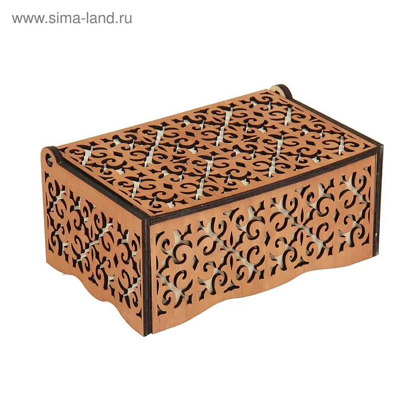 Шкатулка ажурная "Великолепный Век" 20х13х9,5 см