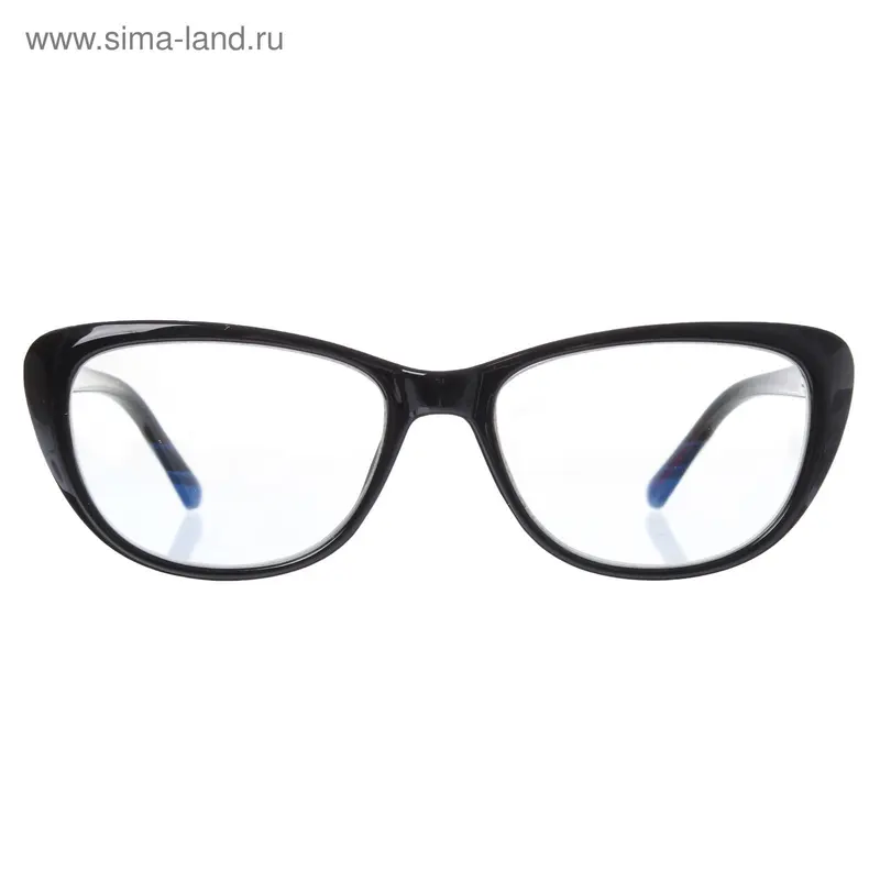 Очки "Бабочки", компьютерные, пластик, цвет чёрный, 62-64мм