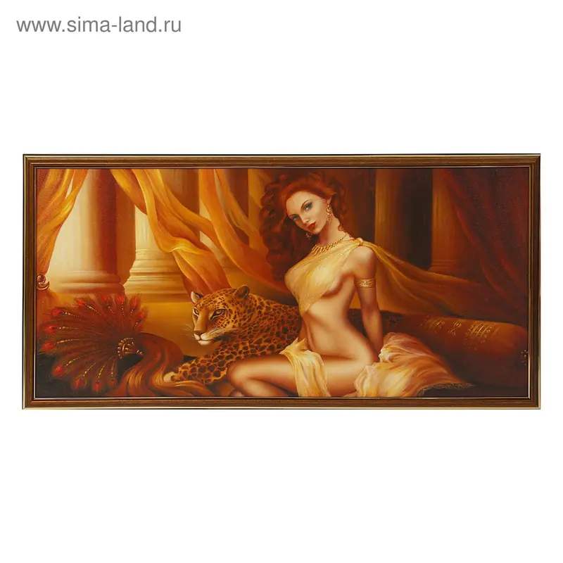 Картина "Дама" 33*70см