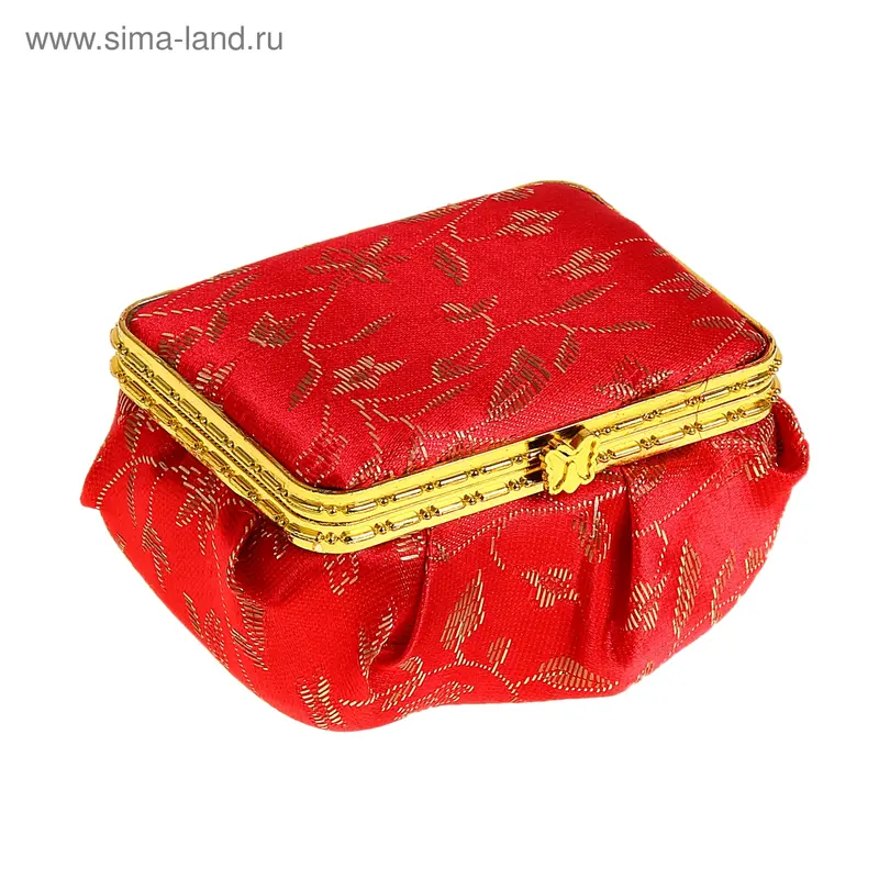 Шкатулка "Прямоугольная" с зеркалом МИКС 5,5х7,5х3,5 см