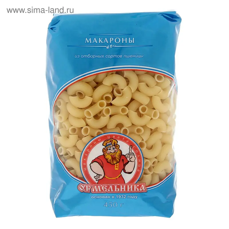 Макароны От Мельника рожок рифленый, 450 г