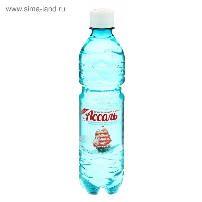 Вода питьевая артезианская "Ассоль", 0,5 л