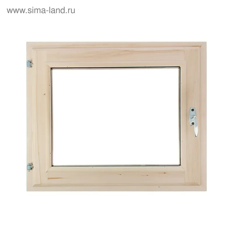 Окно, 50×60см, однокамерный стеклопакет, из липы