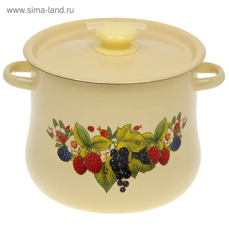Кастрюля 5,5 л, декор МИКС
