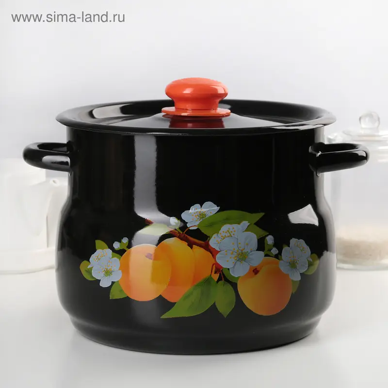 Кастрюля 5,5 л, декор МИКС