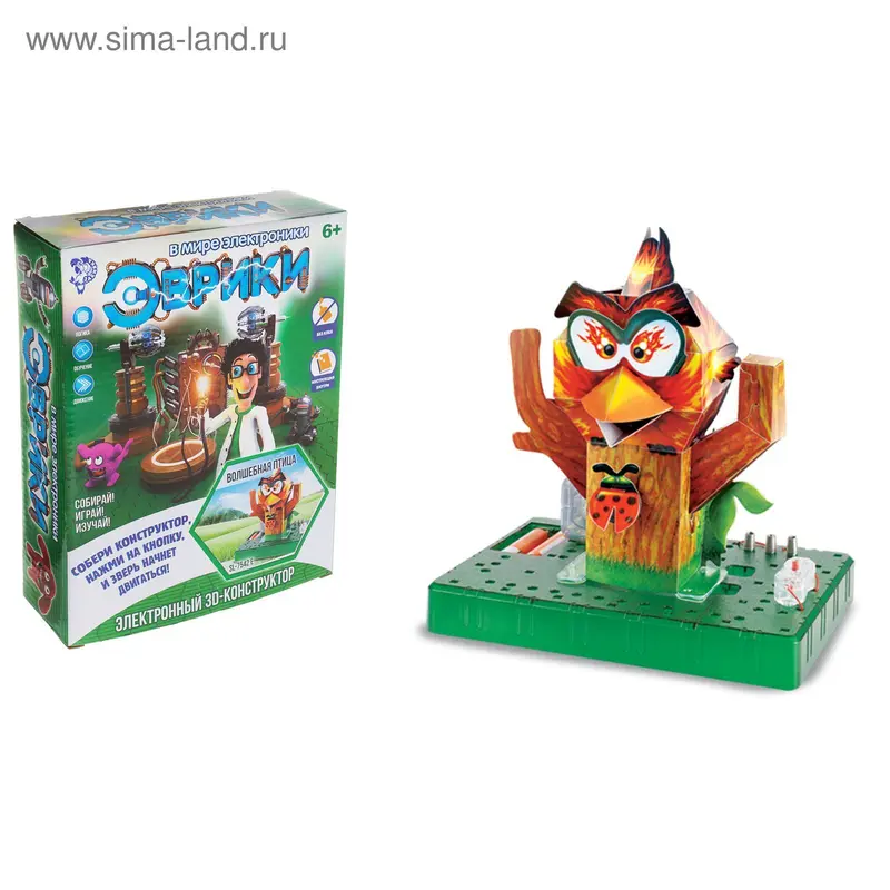 Электронный 3D-конструктор «Волшебная птица»
