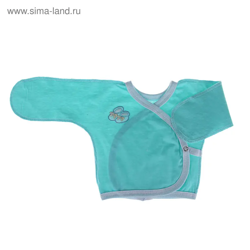 Распашонка, рост 56 см, цвет голубой 31-2ТР(КУ)Ап