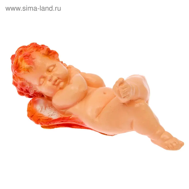 Фигура "Ангел спящий" цветной 12х27х10см