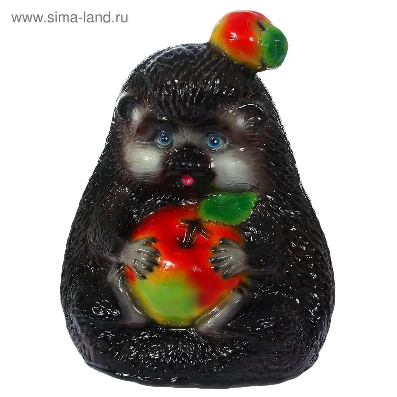Садовая фигура "Чёрный ёж" глянец