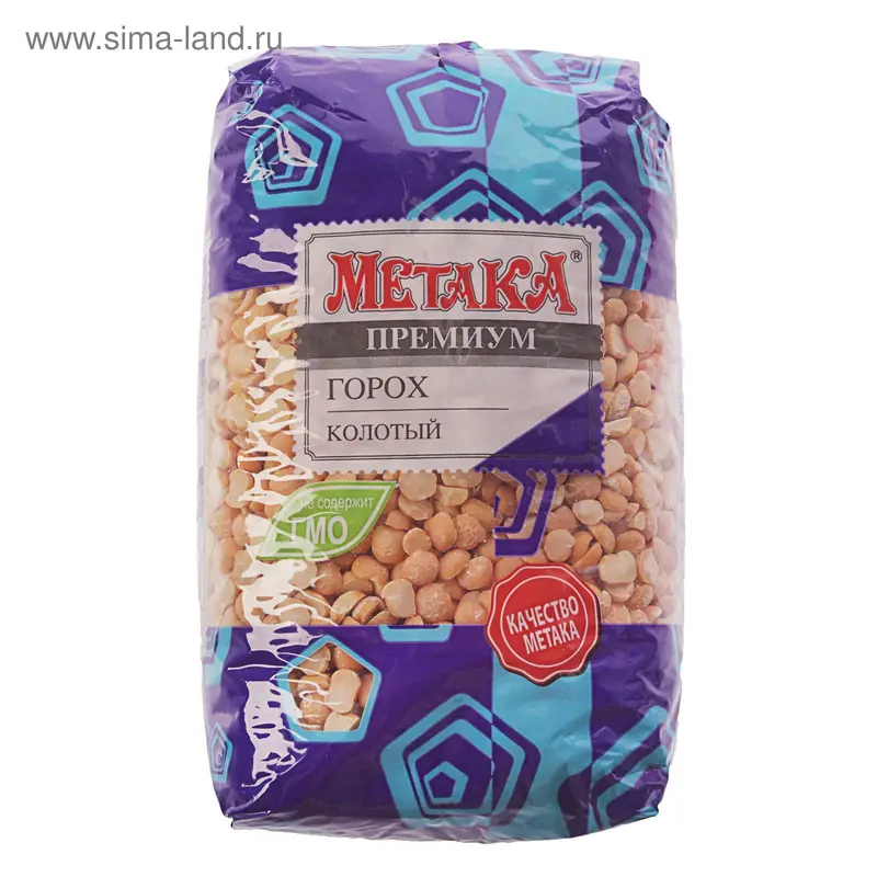 Крупа Метака Горох колотый Премиум, 800 г