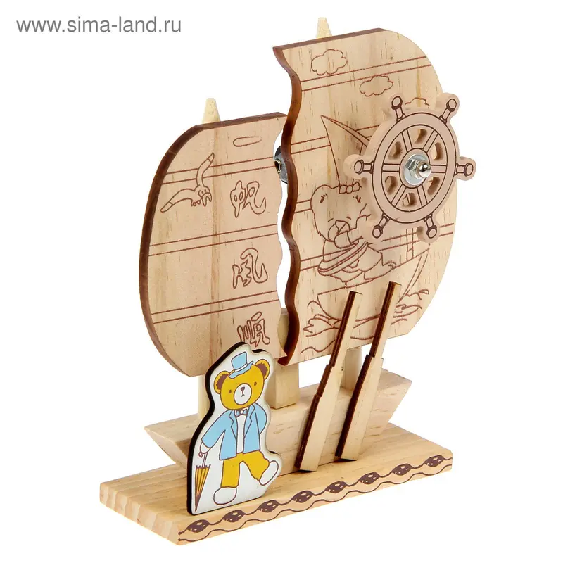 Сувенир музыкальный "Парусник" МИКС 18,5х15х5 см