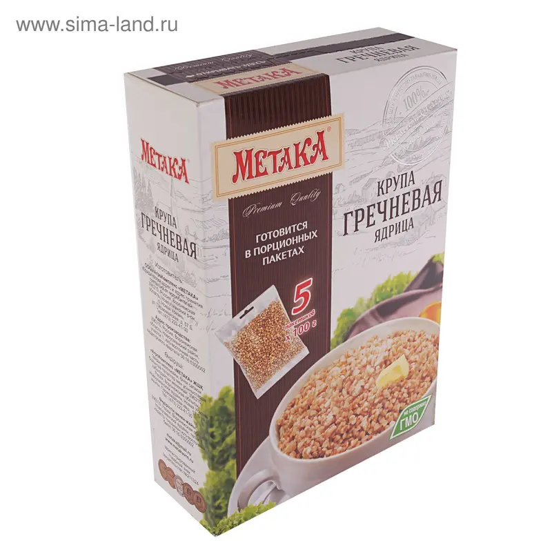 Крупа Метака Гречневая ядрица Премиум, 100 г