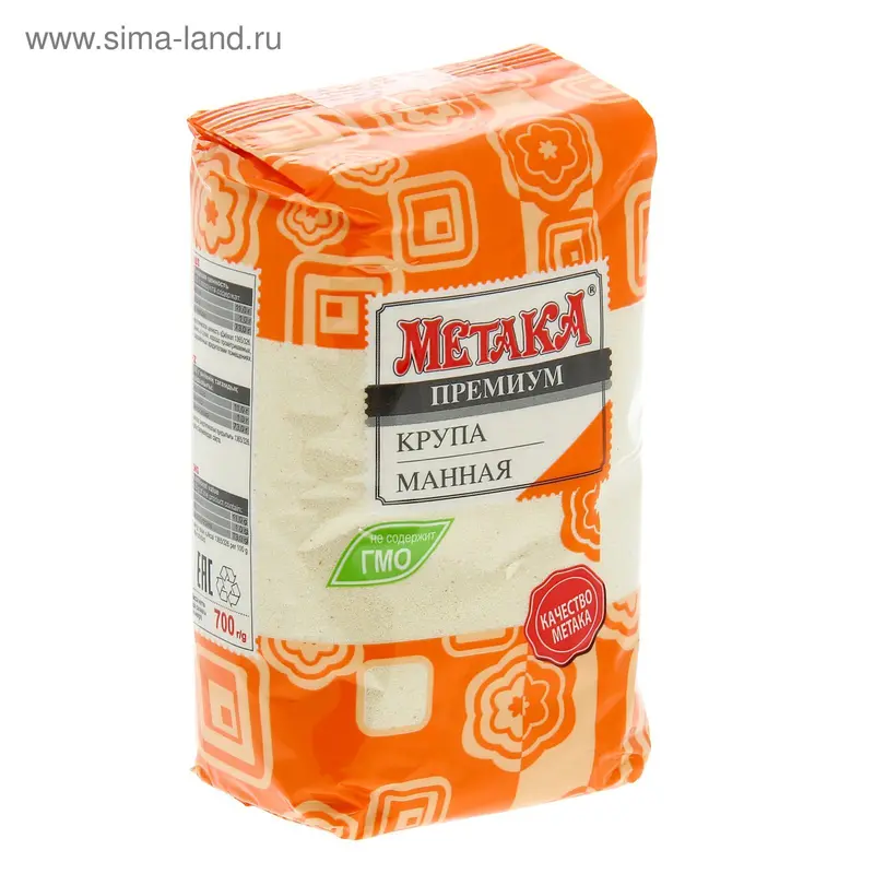 Крупа Метака манная премиум, 700 г
