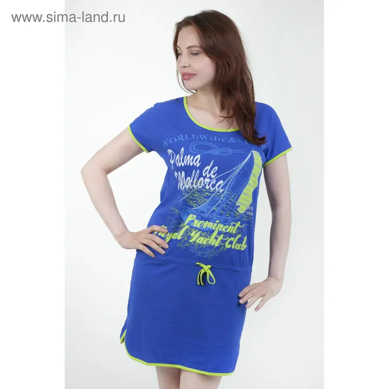 Туника женская Б505 василёк, р-р 52 (XXL)