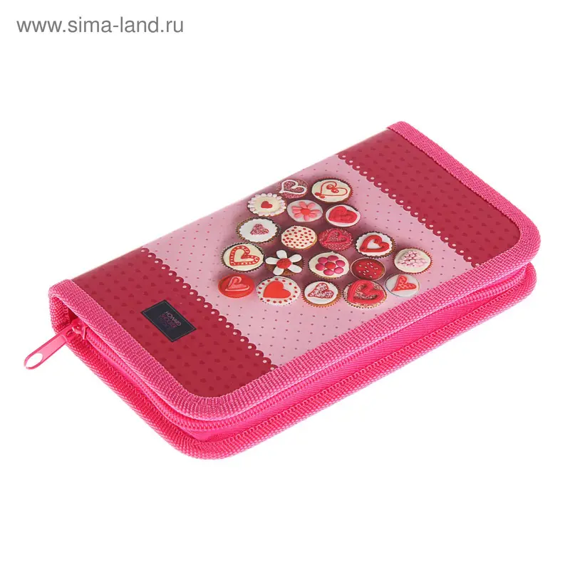 Пенал 1 секция 110*190 ламинированный картон, Hearts HS16-PCC-1119