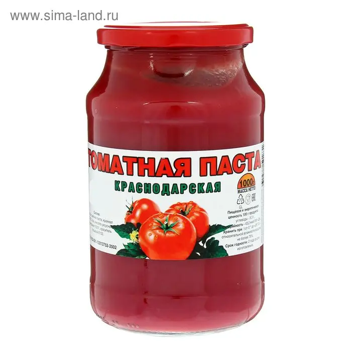 Томатная паста "Краснодарская", 1000 г