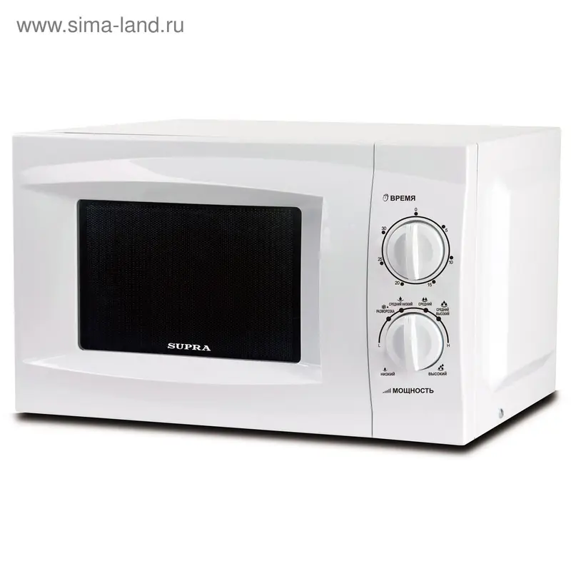Микроволновая печь Supra MWS-1801MW, 18 л, 700 Вт, белый