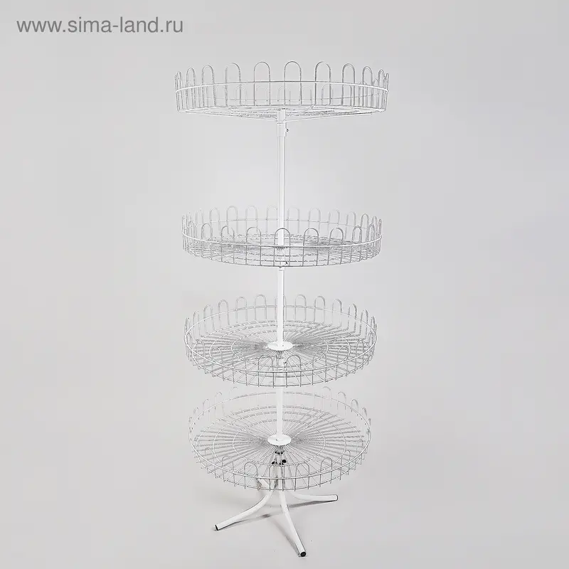 Стойка, 4 круглые корзины