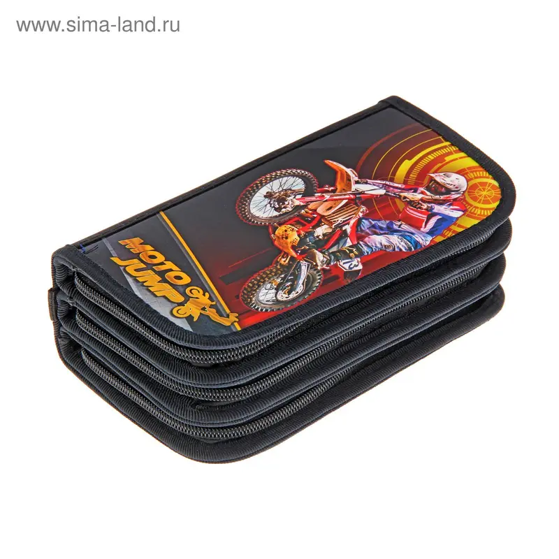 Пенал 3 секции 105x190 мм Motojump-2 2016