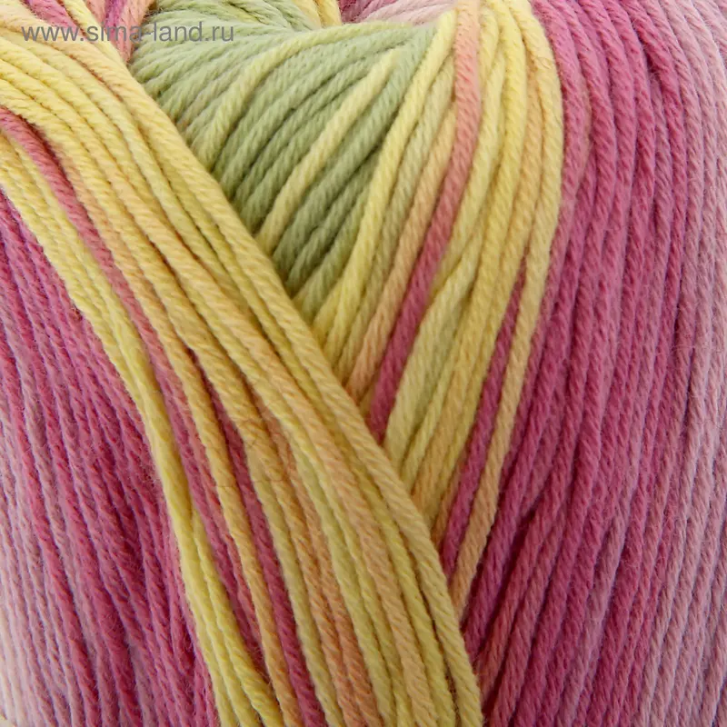 Пряжа "Bella Batik" 100% хлопок, 180м/50гр (4591)