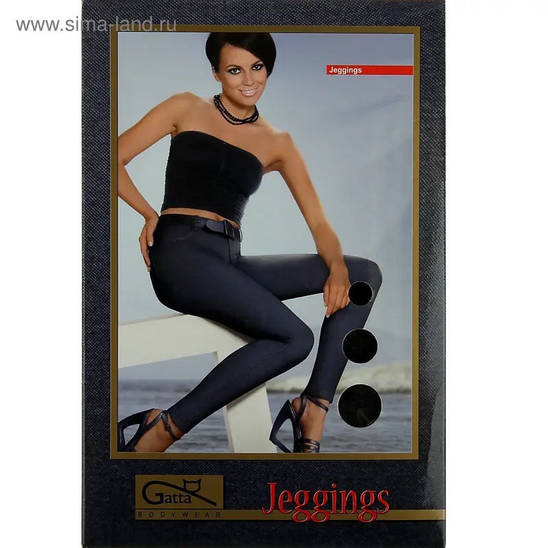 Легинсы женские GATTA SPODNIE JEGGINGS (peper, S)