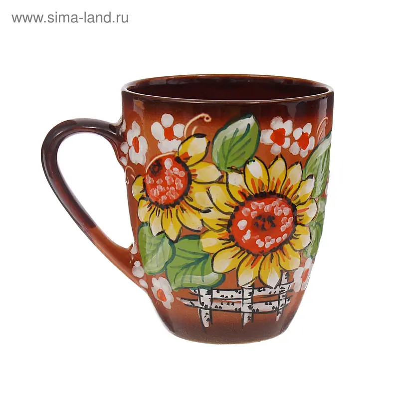 Чашка "Конус" рисованный, 0,4 л