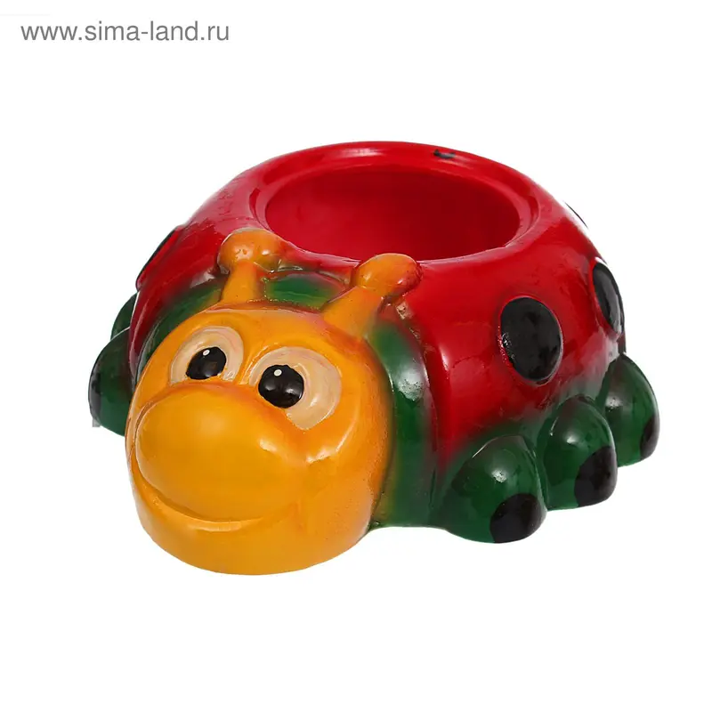 Фигурное кашпо "Жук"