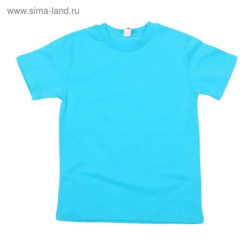 Футболка для мальчика, рост 128 см, цвет бирюзовый (арт. CAJ 6931)