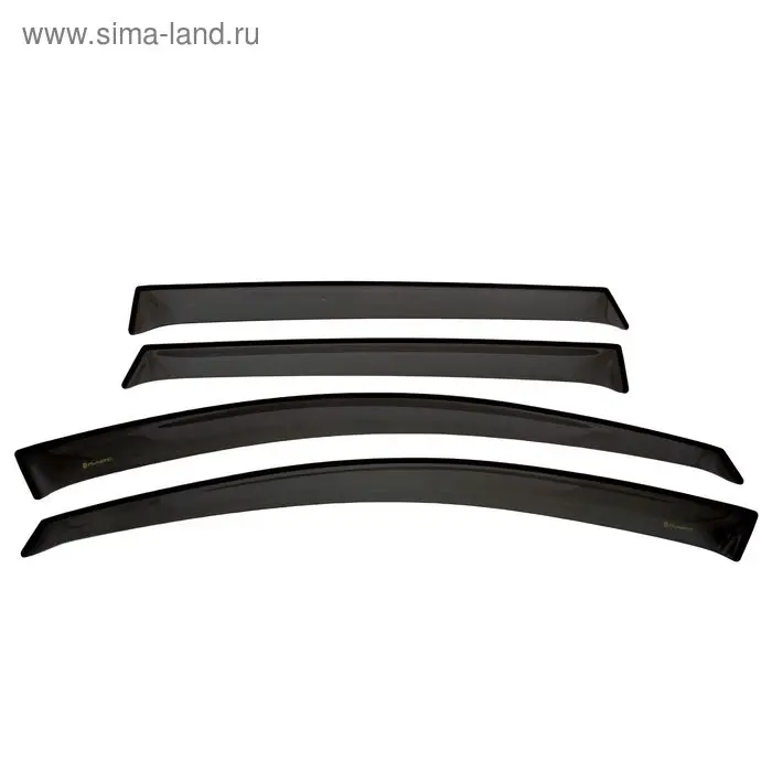 Ветровики дверей Kia Ceed, 2007-2012 г., Classic, полупрозрачные