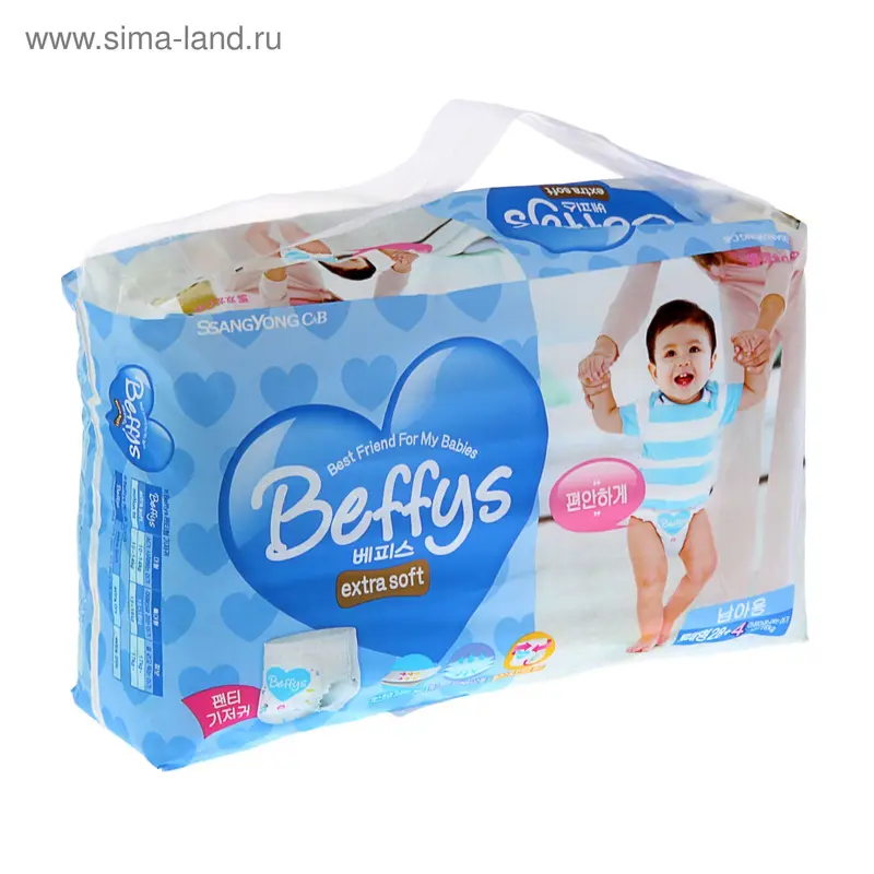 Подгузники-трусики «Beffy's» Extra soft для мальчиков, 13-18 кг, 32 шт