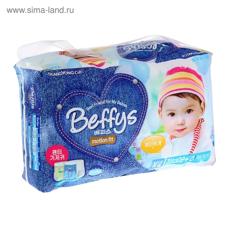 Подгузники-трусики «Beffy's» Motion fit, от 17 кг, 32 шт