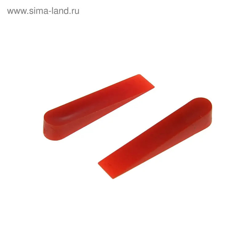 Клинья для кладки плитки ТУНДРА, 30 x 6 x 5 мм, в упаковке 100 шт